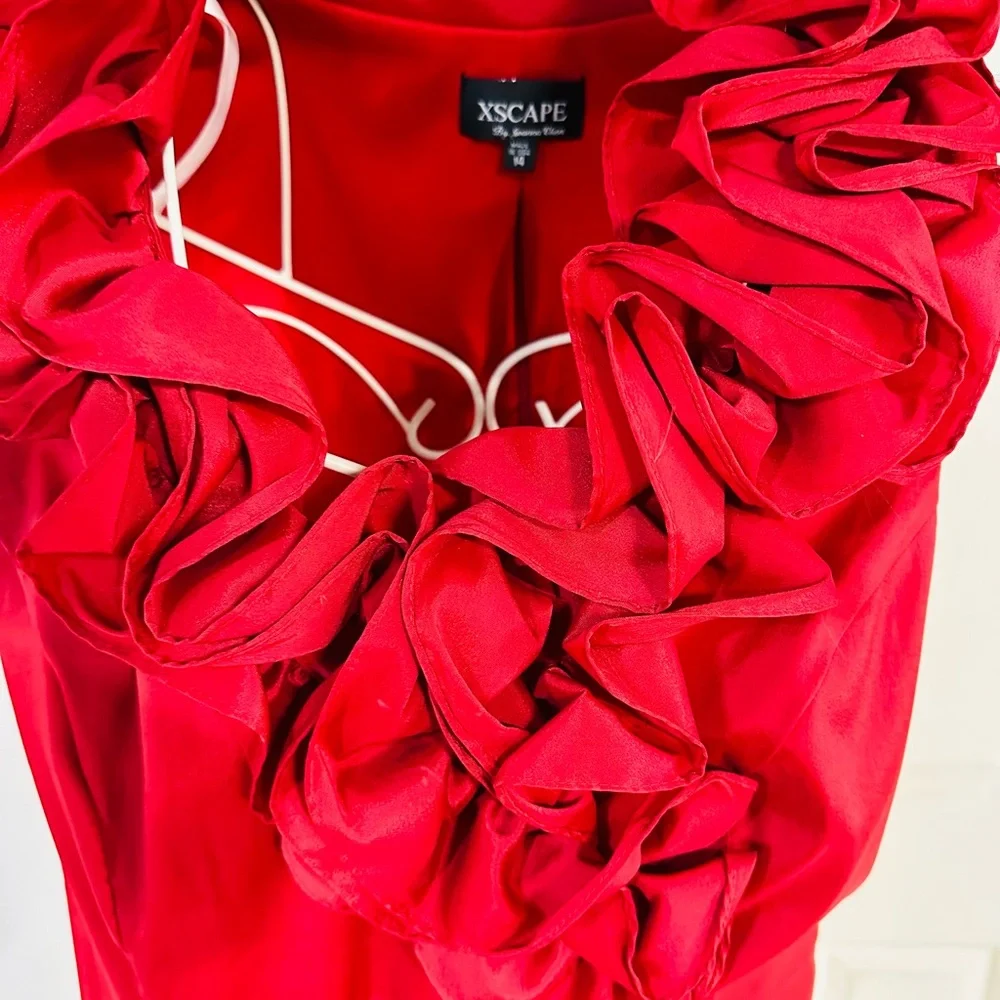 Red Ruffle Top - Picture 2 of 3